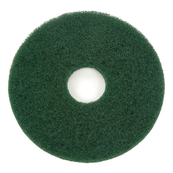 Global Industrial 13 Green Scrubbing Pad, 5PK 261163GN